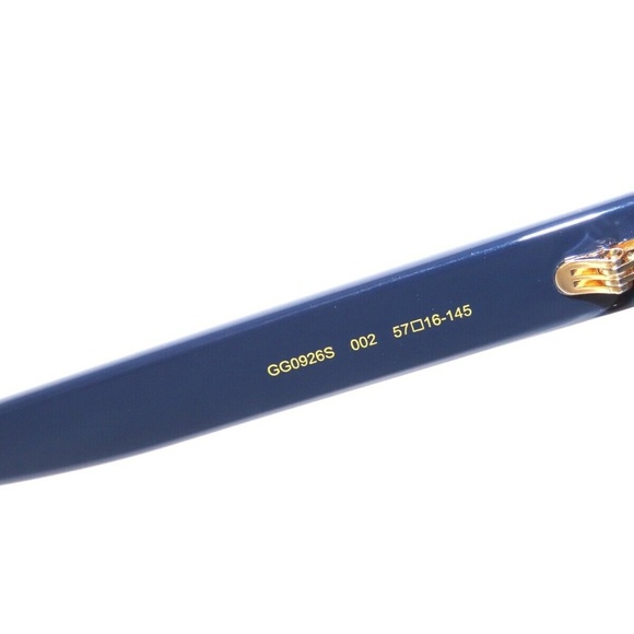 Gucci GG0926S 0926S 002 Havana Blue Sunglasses 0926 - Picture 4 of 5